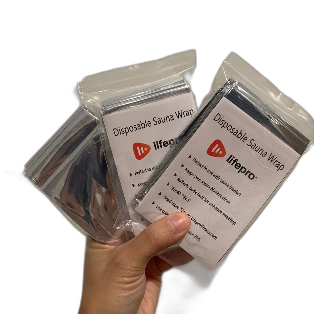 Three Disposable Sauna Wrap, New, Sealed - LifePro